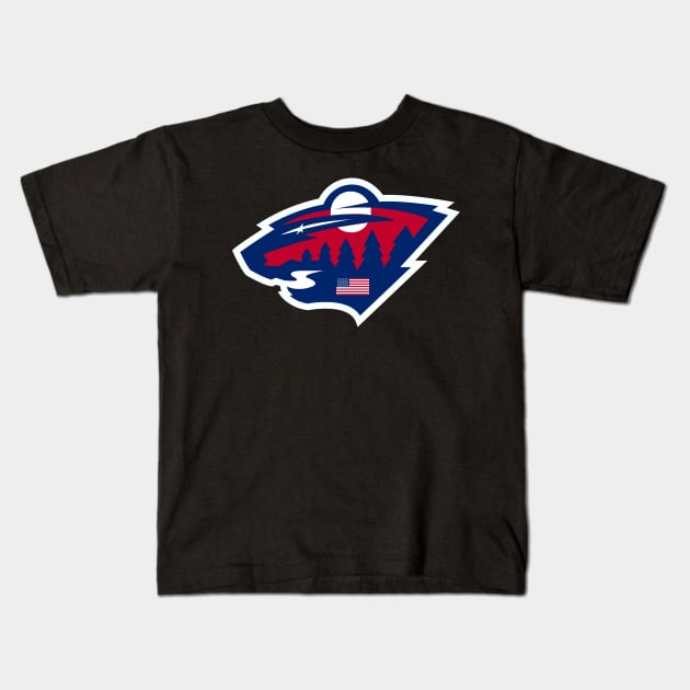 America Wild Kids T-Shirt by Kurt.Store